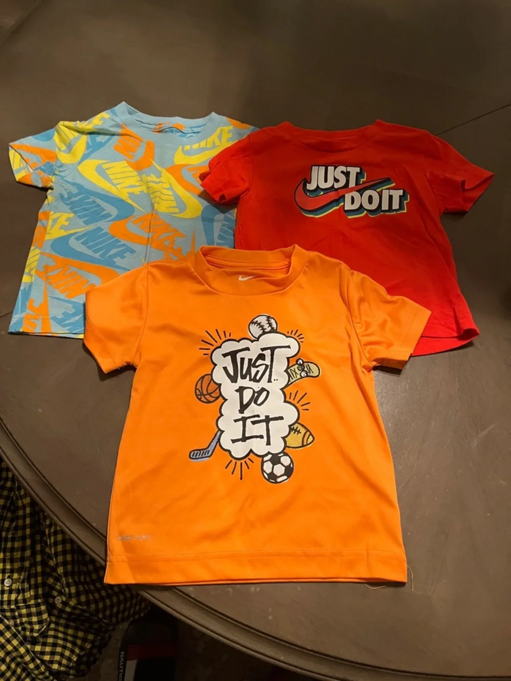Nike Kids Orange, Red & Blue Graphic Tee Set - Picture 2 of 3